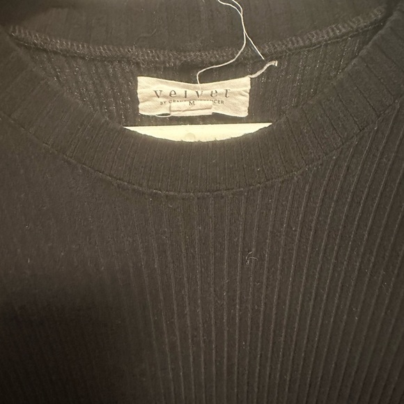 Velvet ribbed Midi dress - Picture 3 of 3